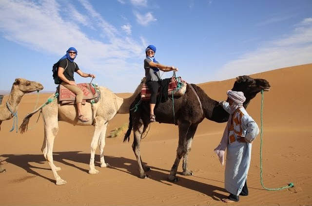 Camel Ride in Desert